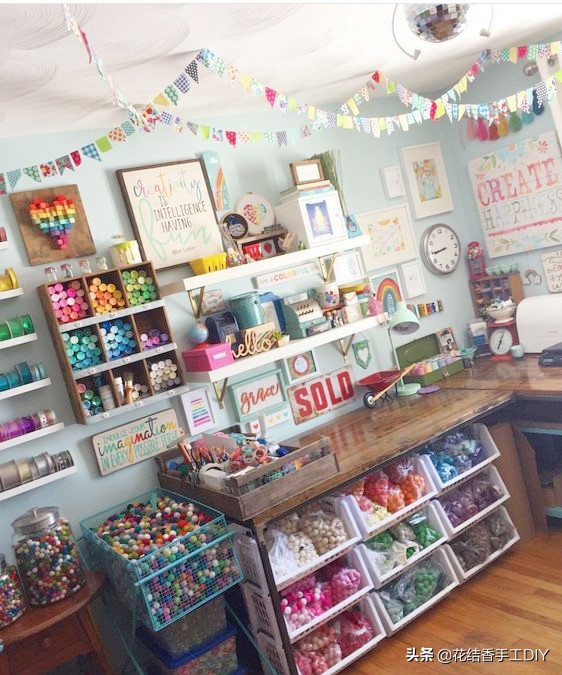 美丽的工作间，幸福的小窝窝，做手工的人都爱它