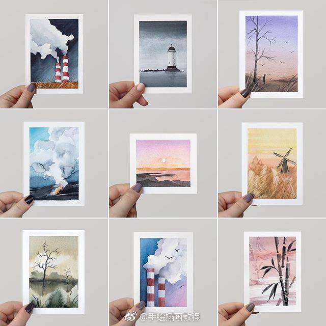 干货水彩新手色彩技法篇,水彩画基础调色