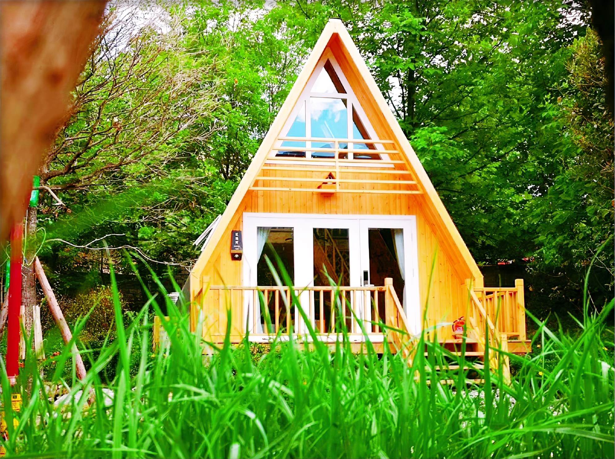 农庄木屋网红小院,景区网红农庄生态园