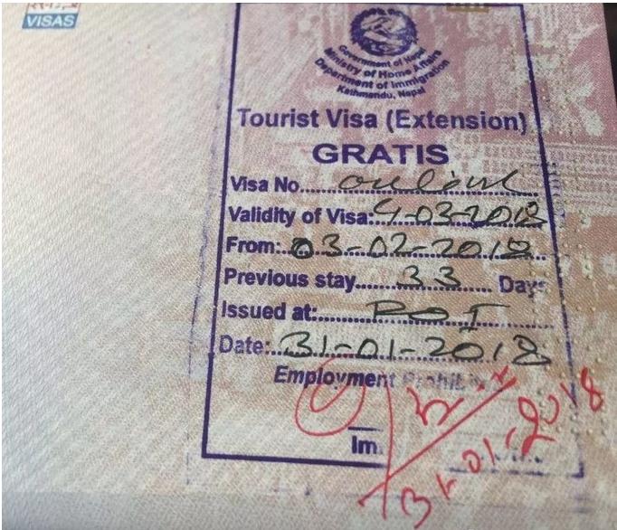 尼泊尔最新法律,尼泊尔旅游签证续签最长时间多久