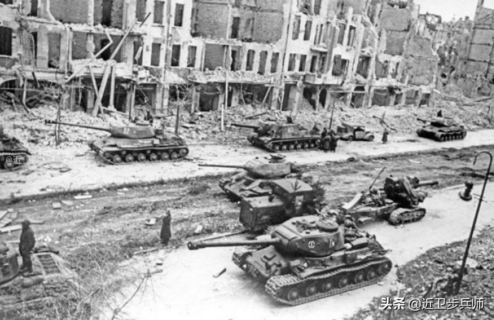 苏军重炮柏林,用高射炮反击苏军