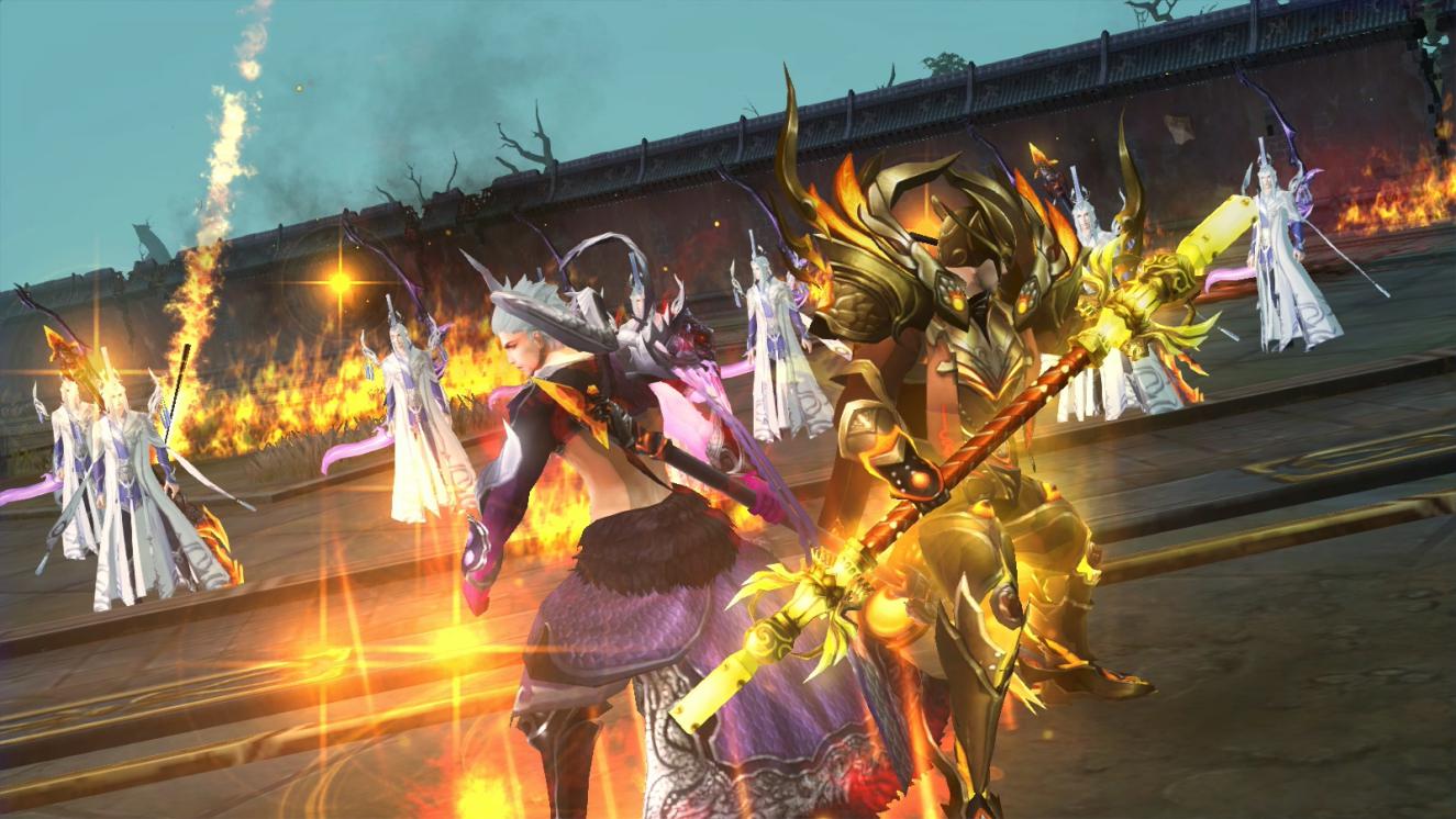 130人同场混战，武魂2年度资料片成王之路堪比魔兽大战场