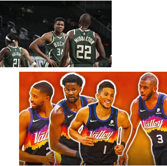 总决赛太阳vs雄鹿篮板对比,2021nba总决赛雄鹿vs太阳夺冠时刻