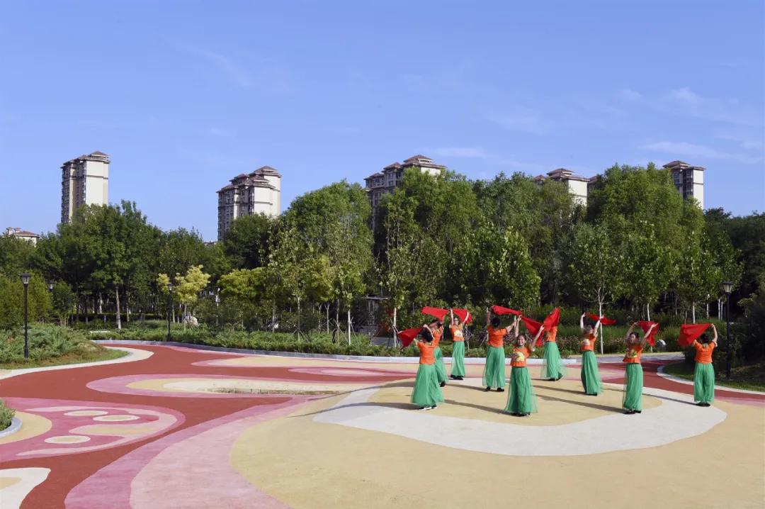 顺义公园健康步道效果图,顺义公园健康步道翻新