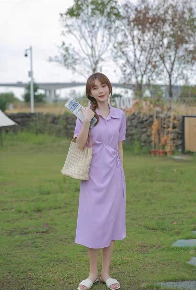 秋冬温柔风裙子穿搭技巧,女生韩系温柔知性风穿搭