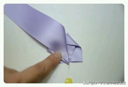 2.5厘米丝带古风蝴蝶结发饰教程,儿童古风丝带蝴蝶结发饰diy教程