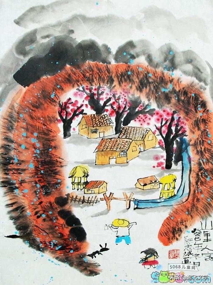 散文寒冬中的老家,描写小山村冬天的文案