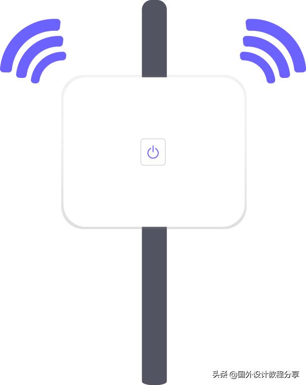 扁平矢量插画色彩教程,扁平矢量家具插画