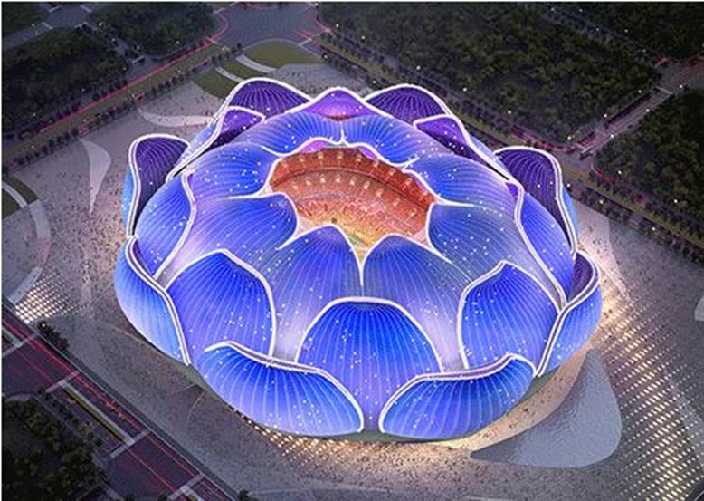 广州恒大足球场世界之最,广州恒大足球场最新图