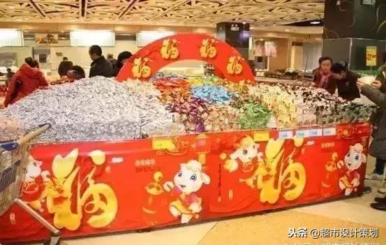 超市食品陈列摆放效果图,超市休闲食品创意陈列图片