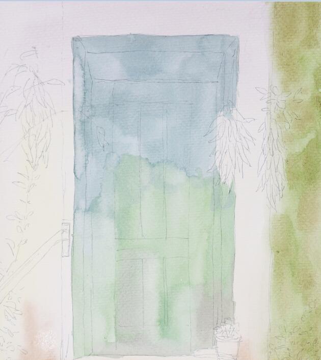 简单随性的水彩教程,水彩生动技巧视频