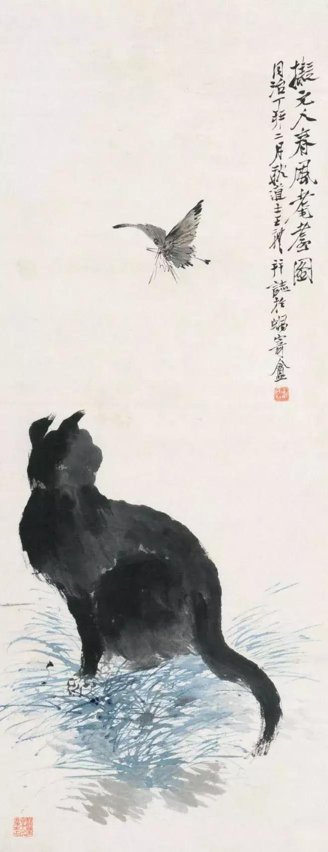 潘天寿100幅花鸟画欣赏,潘天寿花鸟画简史