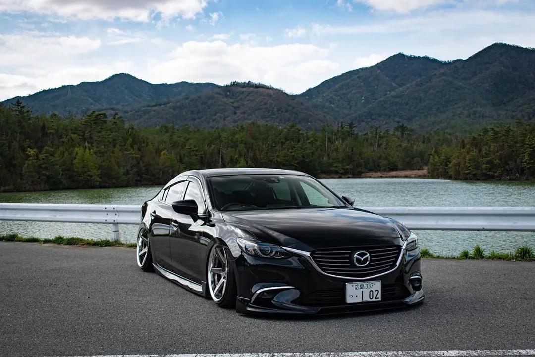 阿特兹轮毂改装案例,马自达阿特兹改装案例