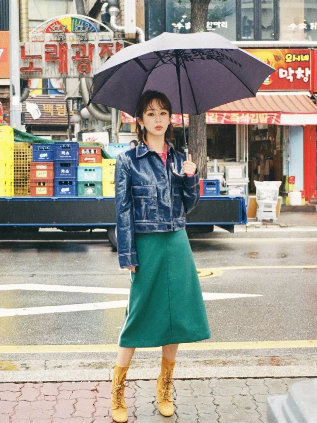 今年杨幂穿搭,杨幂同款冬天穿法