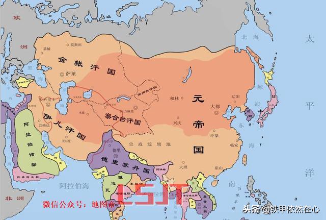 蒙古帝国地图演变视频,在地图看蒙古帝国