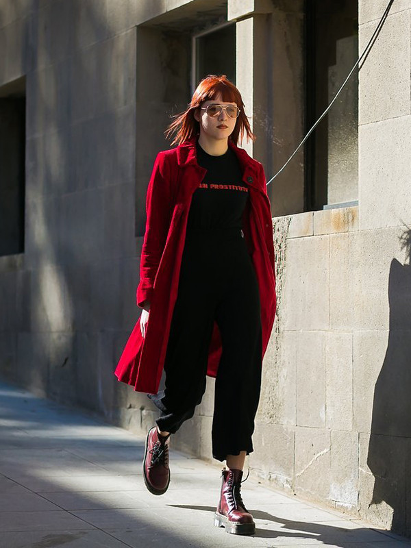 靴子夏季穿搭马丁靴,适合夏天穿的女靴马丁靴