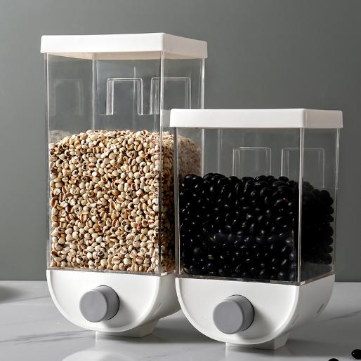 挂在墙上的杂粮盒见过吗?厨房杂粮收纳盒,节约空间又方便