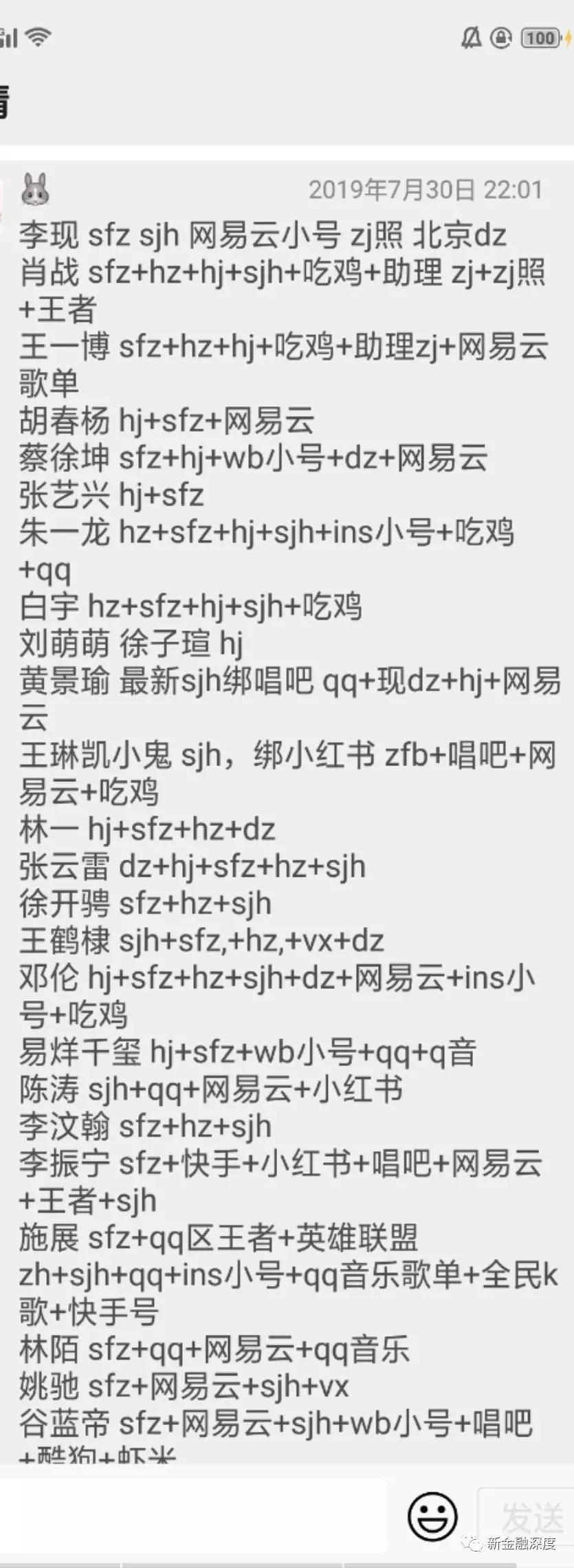 明星个人信息大肆贩卖：闲鱼20元可买身份证