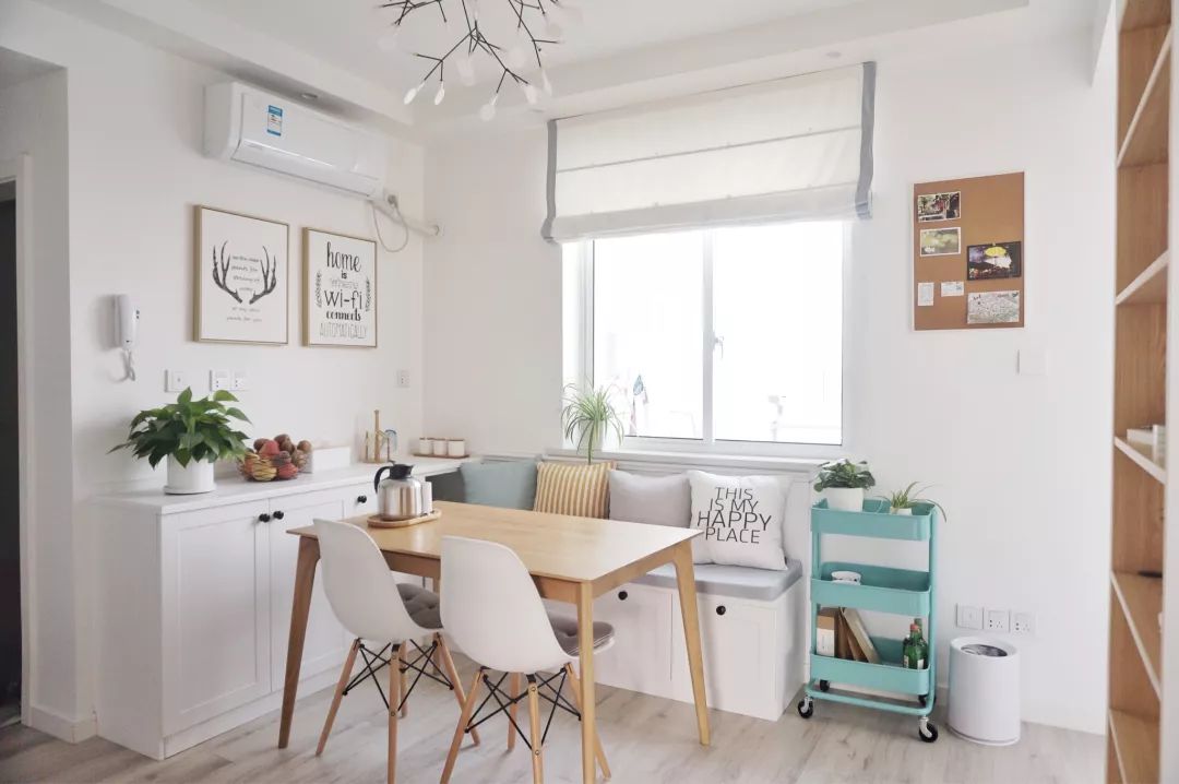 72平两室一厅现代轻奢风格,北欧阳光房120平