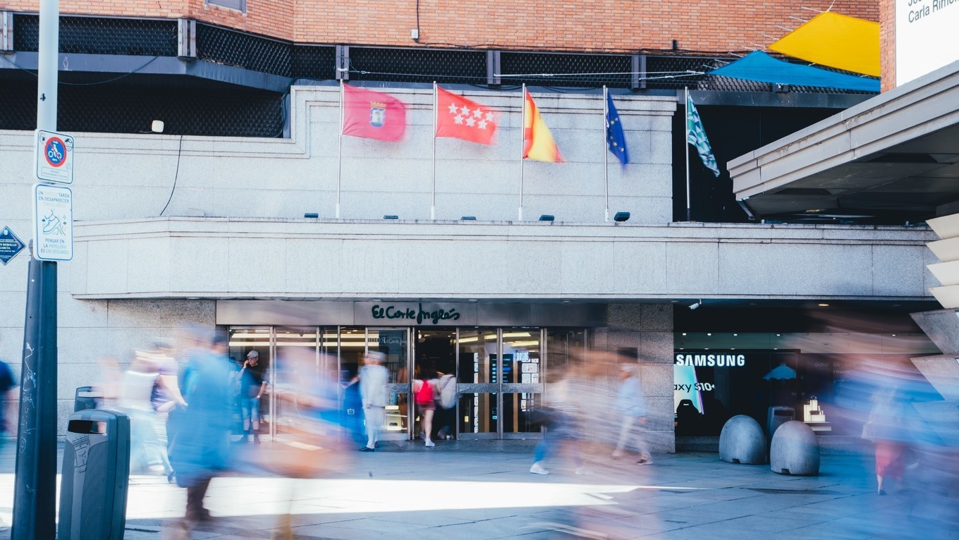 马德里皇宫全景,马德里太阳门广场英格列斯