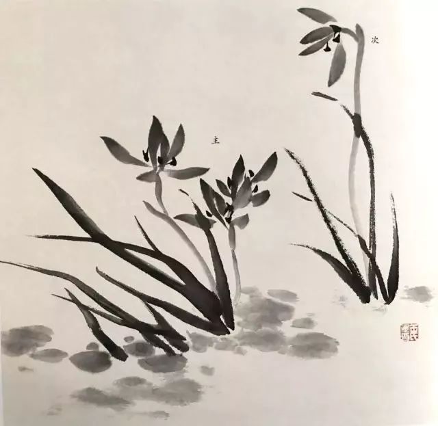 水墨怎么画兰花最好看,如何画兰花大全图片