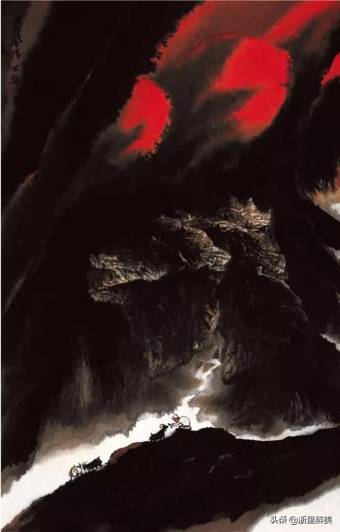 他师从李可染，一生专注画太行山：用一滴墨画出中国极致山水之美