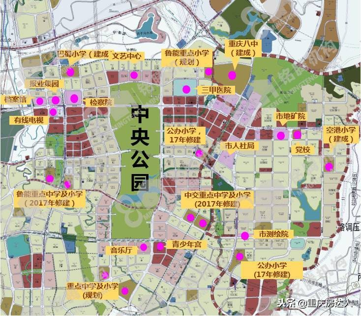 礼嘉和重庆中央公园哪个前景最好,重庆中央公园值得买的小区