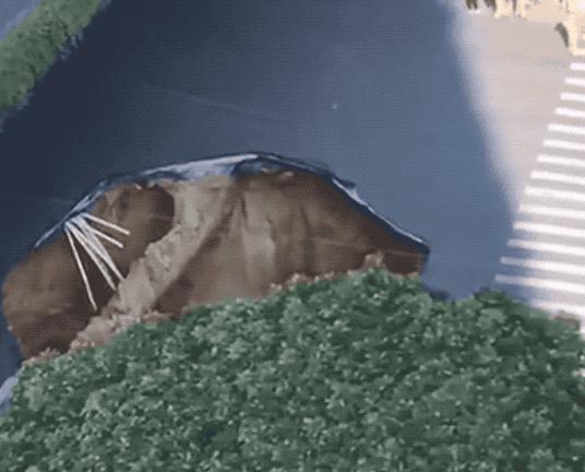 广州地陷事故视频,广州黄埔地陷最新事件