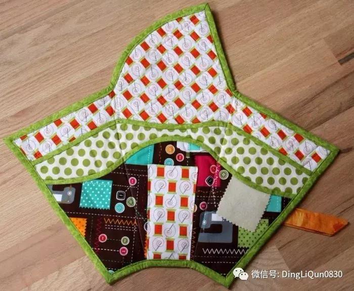 手工布艺挂墙收纳包,剪刀包收纳定制