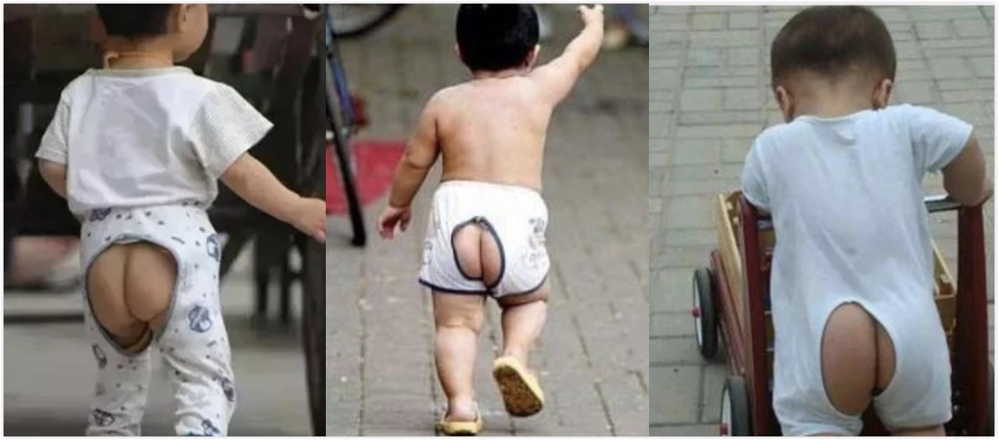 这裤子我们小时候都穿过,但是千万别给自己宝宝穿了