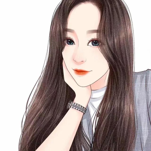 女士微信头像大气端庄,30-40岁微信头像手绘真人成熟