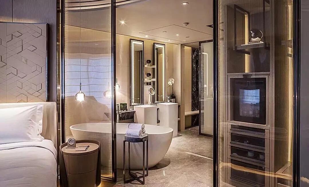 五星级酒店样板间装修过程视频,精品酒店设计标准