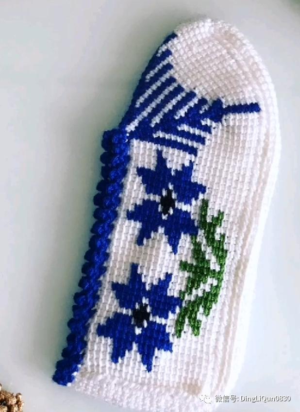 波西米亚风手工编织鞋子,针织作品50款