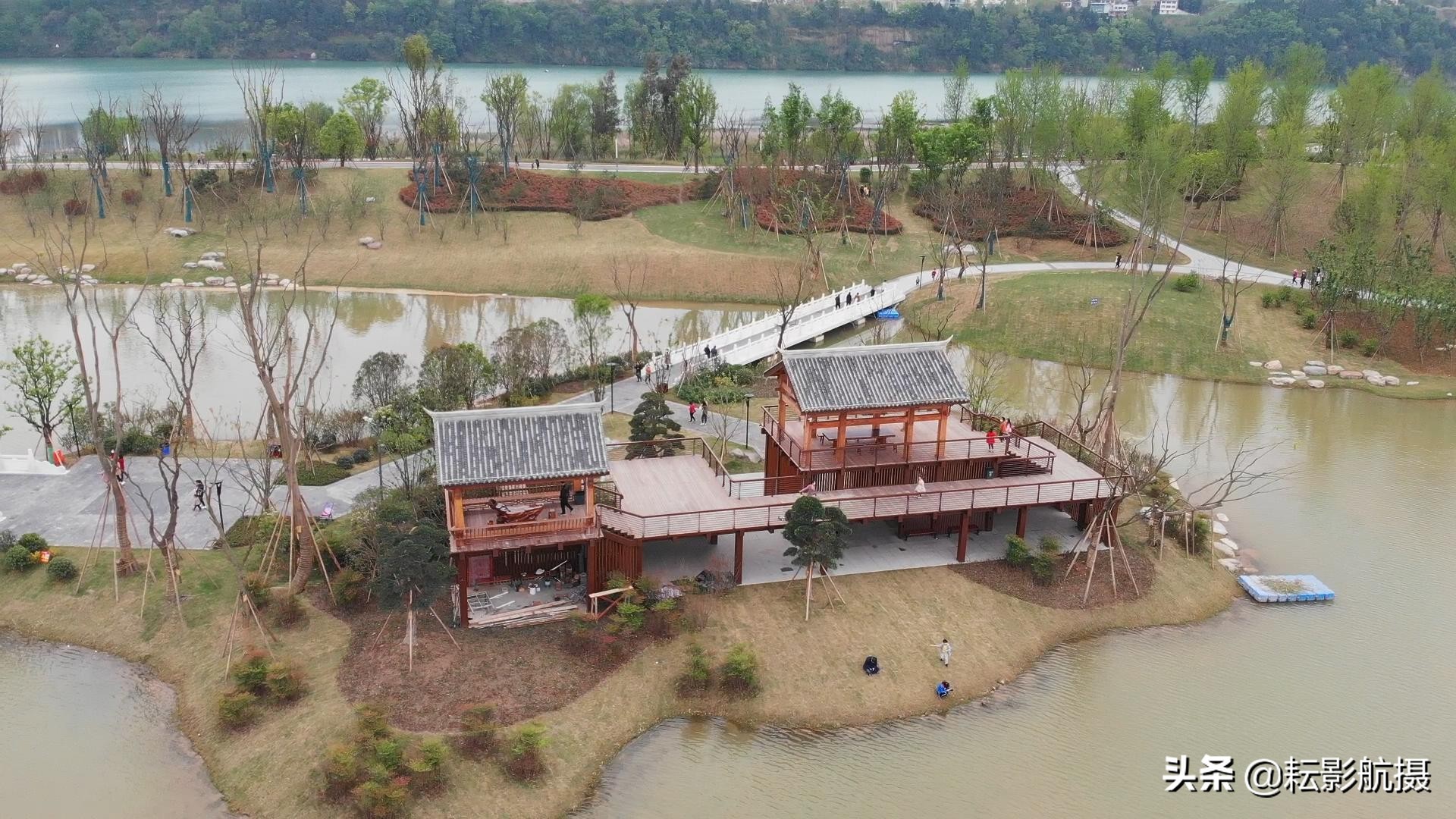 南部县满福坝手绘游览图,南部县满福坝全景拍摄