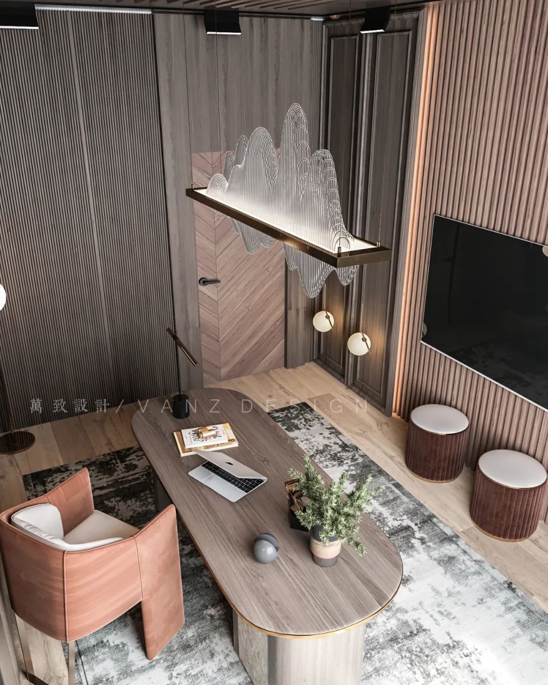 高档董事长办公室装修案例欣赏,董事长办公室豪华装修现代感