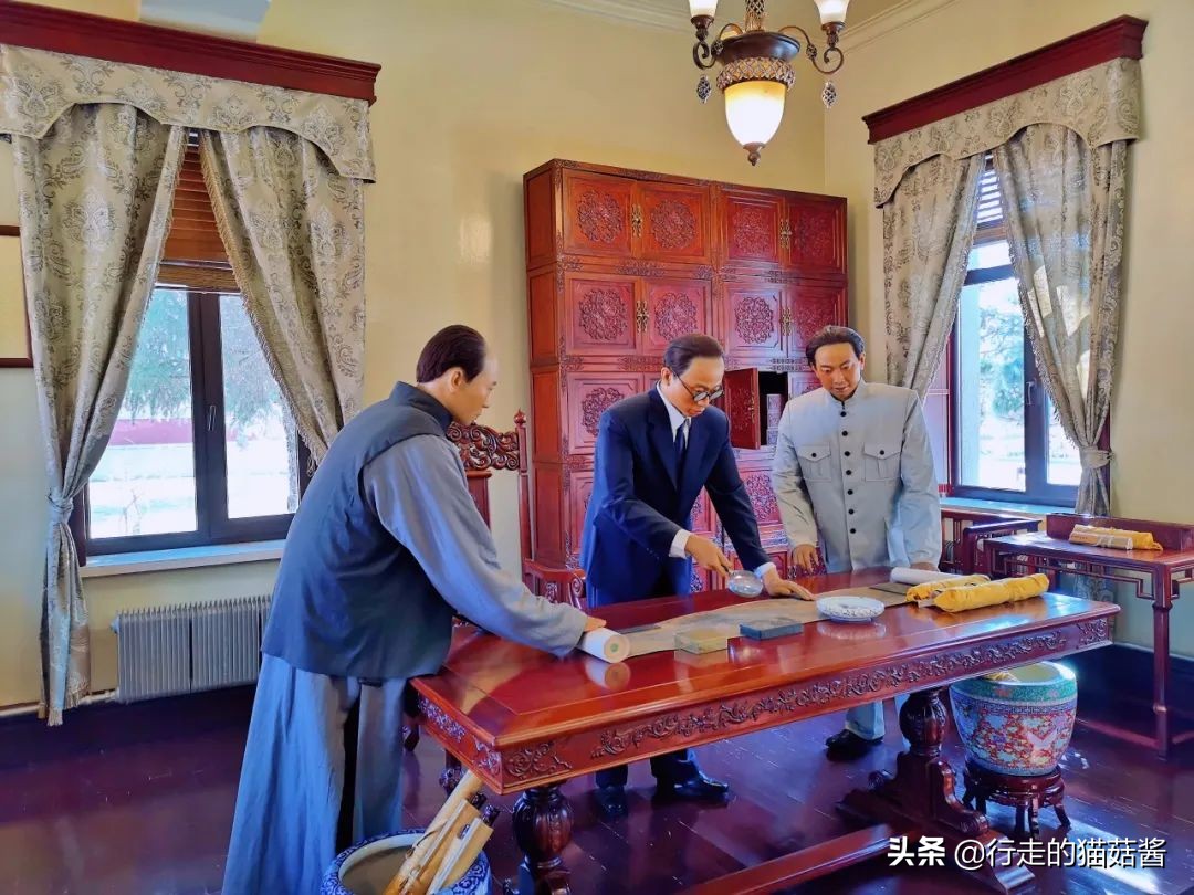 伪满皇宫博物院大气航拍,伪满皇宫各楼平面图