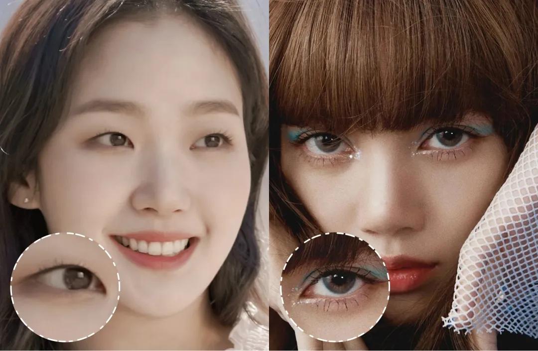 戴美瞳和不戴美瞳区别动漫图,戴黑色美瞳和不戴美瞳有区别吗