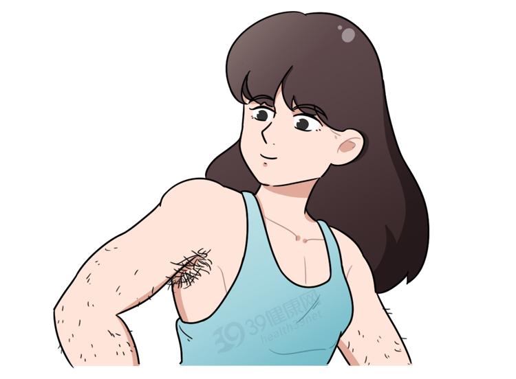 女生的腋毛都是怎么处理的,女生的腋毛重是什么原因