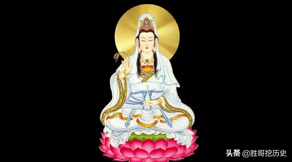 莲花底坐观音,单腿盘坐的观音代表什么