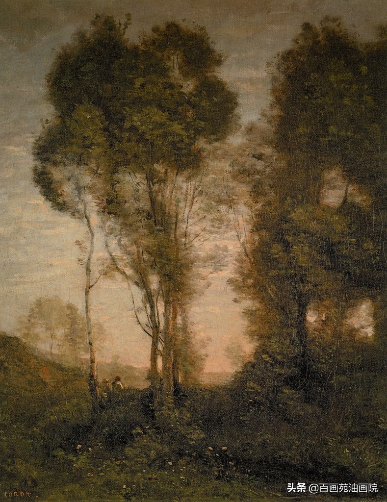 灰色和黄色搭配的油画,入门油画调色笔记