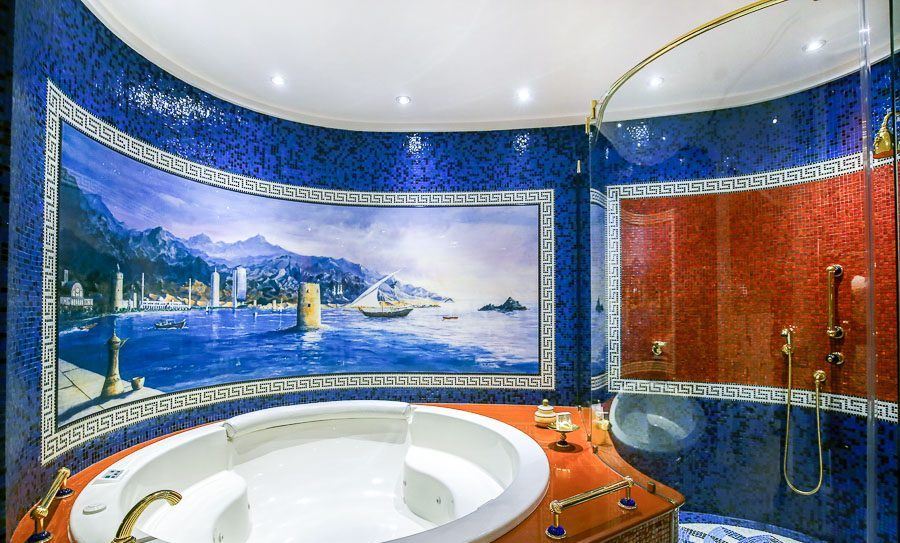 迪拜帆船酒店一晚普通房,迪拜帆船七星级酒店大套房