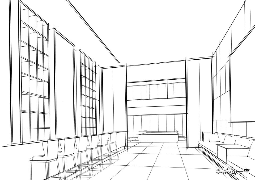 ipad手绘室内效果图,ipad手绘室内平面图教学