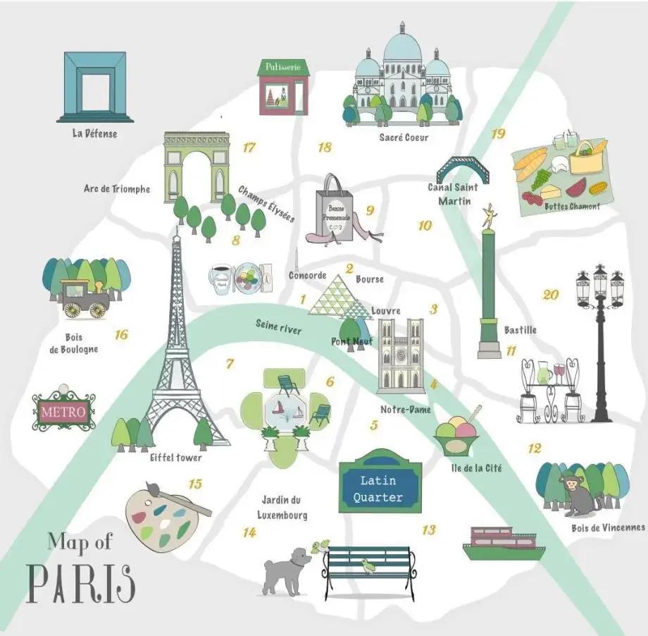 迷失巴黎不再怕！一分钟搞懂这些区域划分