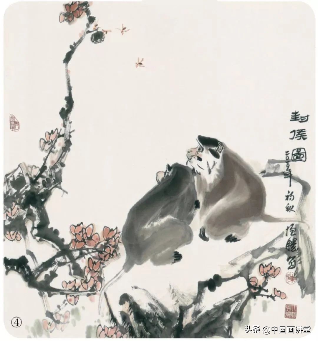 国画猴子有多少画法,国画猴子教学