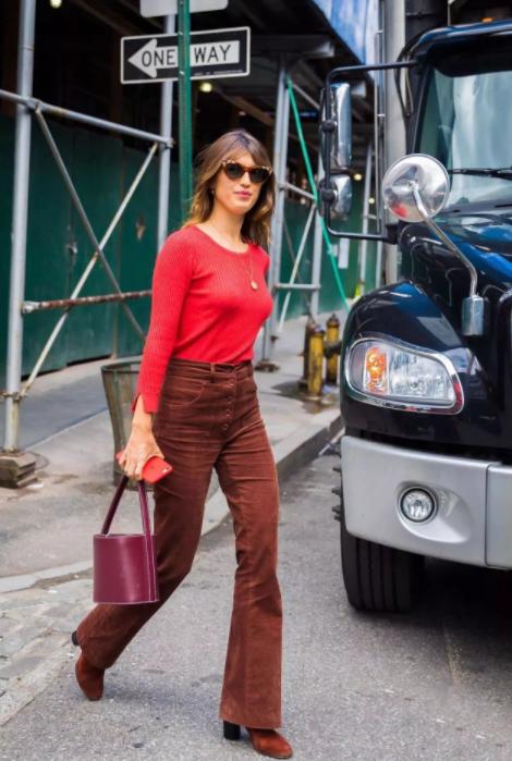 灯芯绒单品怎么穿,灯芯绒穿着显胖吗