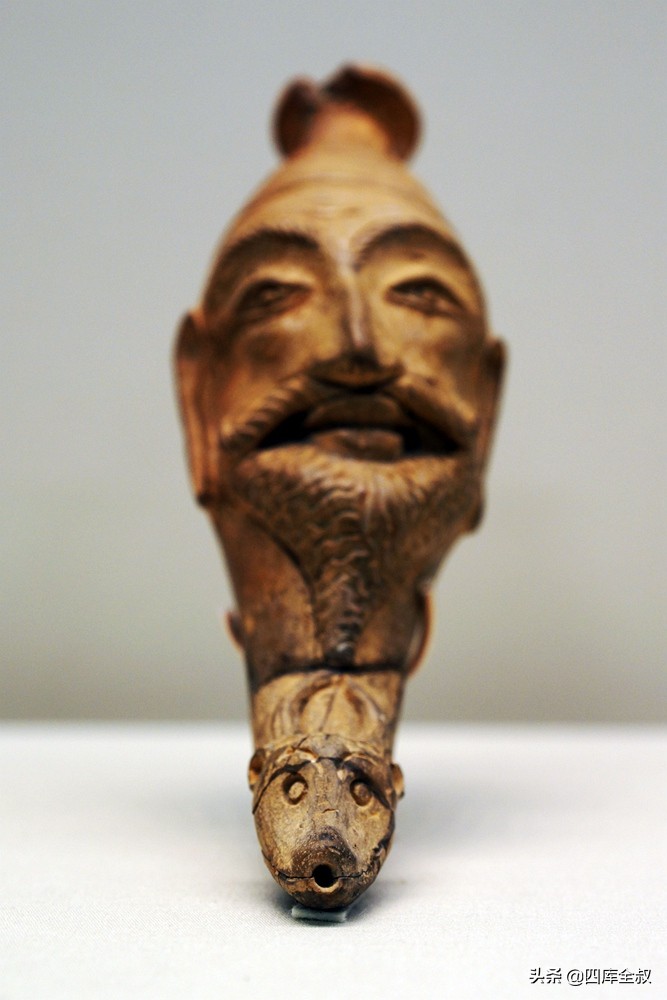 汉代彩绘俑一级文物图片高清,古代文物绘画线描三彩俑