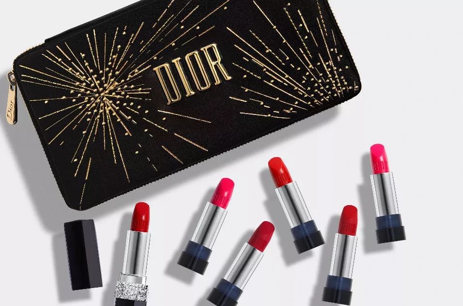 dior圣诞节限量口红套装2020,dior圣诞限定礼盒2019