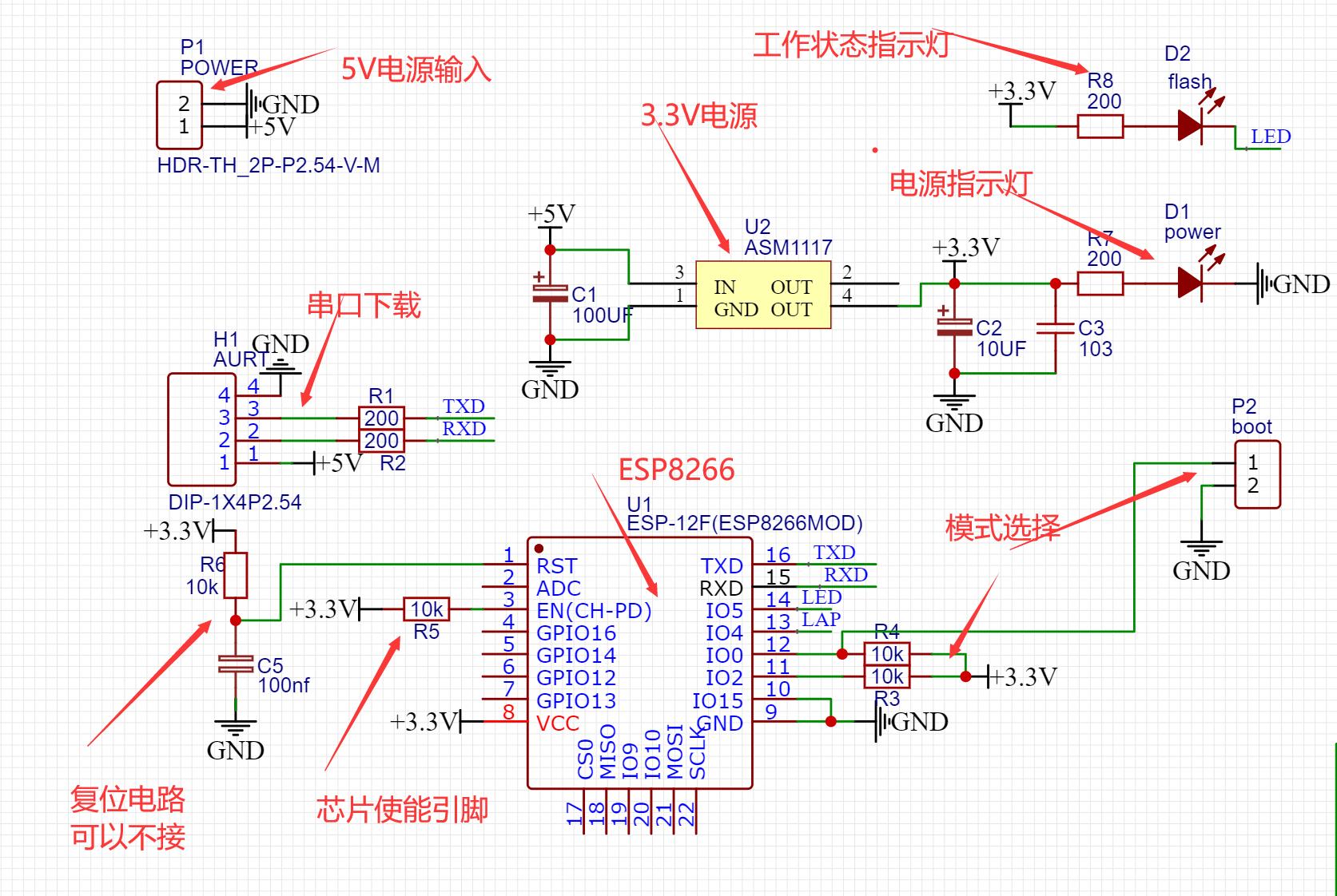 如何用esp8266控制led灯,esp8266温湿度远程显示