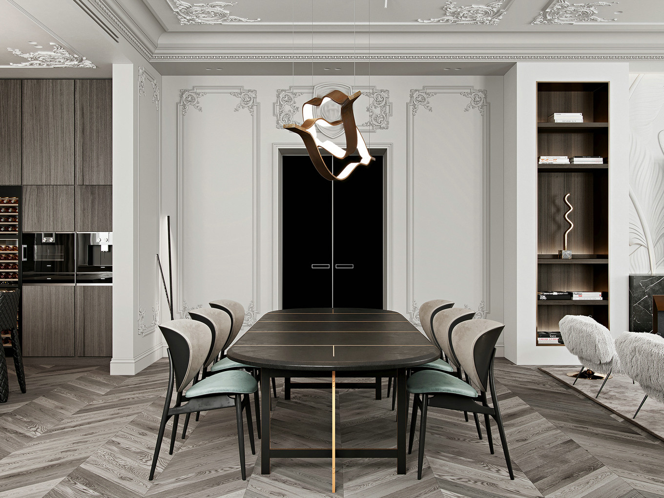 复古设计个性现代高级感,摩登韵味十足的复古设计