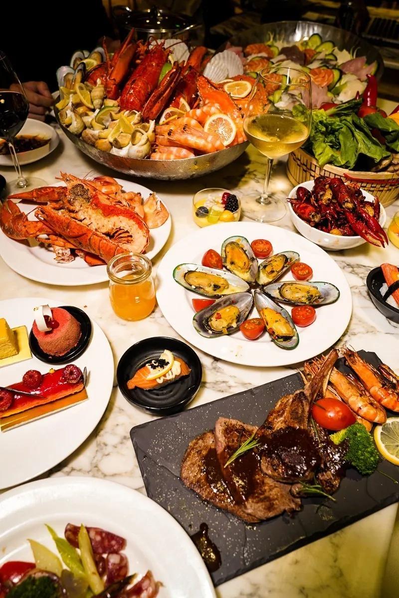 母亲节可用!波龙+进口海鲜+BBQ+火锅畅吃!酒水畅饮!全周通用